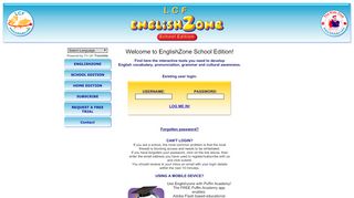 
                            6. Englishzone Login - Learn English Online - LCF Clubs