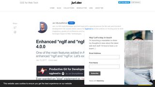 
                            11. Enhanced *ngIf and *ngFor in Angular version 4.0.0 | juri.strumpflohner