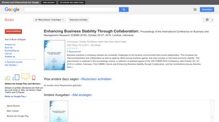 
                            8. Enhancing Business Stability Through Collaboration: Proceedings of ...