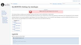 
                            1. En:HOWTO: Setting Up Autologin - Sabayon Wiki
