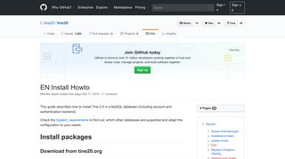 
                            4. EN:Install Howto · tine20/tine20 Wiki · GitHub