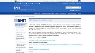 
                            2. ENIT - Escola Nacional da Inspeção do Trabalho - REP - Registro ...