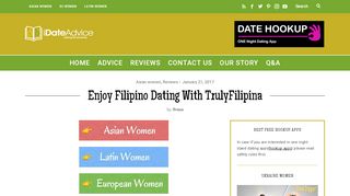 
                            10. Enjoy Filipino Dating with TrulyFilipina - iDateAdvice.com