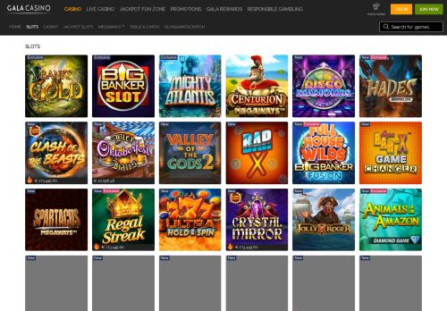 
                            10. Enjoy Online Slots & Games | Gala Casino