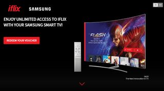 
                            1. enjoy unlimited access to iflix with your samsung smart tv!