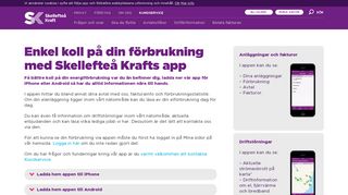 
                            3. Enkel koll på förbrukning med Skellefteå Krafts app