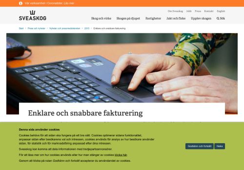 
                            7. Enklare och snabbare fakturering - Sveaskog