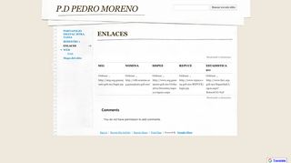 
                            10. ENLACES - P.D PEDRO MORENO - Google Sites