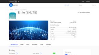 
                            5. Enlte (ENLTE) - ico project - ICO Market