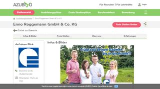 
                            7. Enno Roggemann GmbH & Co. KG als Ausbilder: Ausbildungsplätze ...