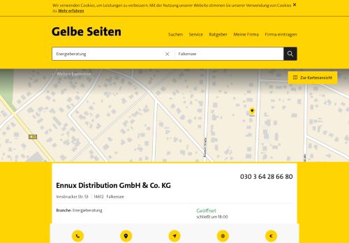 
                            9. Ennux GmbH 14612 Falkensee Öffnungszeiten | Adresse | Telefon