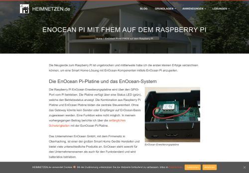 
                            11. EnOcean Pi mit FHEM auf dem Raspberry Pi | HEIMNETZEN.de