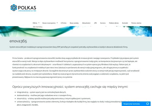 
                            9. enova365 | Systemy ERP | POLKAS