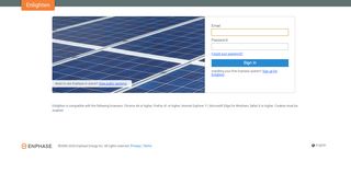 
                            1. Enphase Energy - Enlighten | Sign in to Enlighten