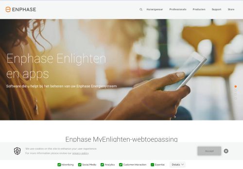 
                            2. Enphase Enlighten en apps - Enphase Energy