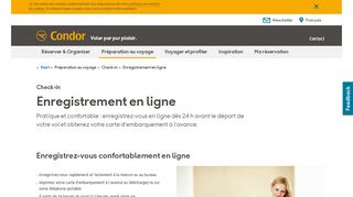 
                            5. Enregistrement en ligne - Condor