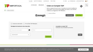 
                            4. Enregistrement | TAP Air Portugal