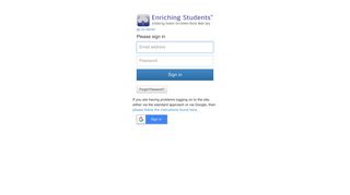 
                            8. Enriching Students: Login