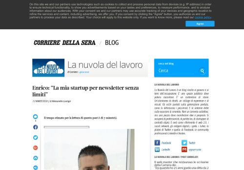 
                            11. Enrico: “La mia startup per newsletter senza limiti” | La nuvola del lavoro