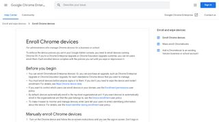 
                            2. Enroll Chrome devices - Google Chrome Enterprise Help