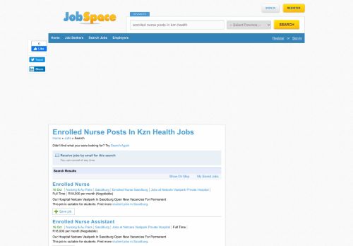 
                            8. Enrolled Nurse Posts In Kzn Health Jobs - Job Space