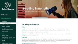 
                            7. Enrolling in Benefits | BHGE Employee Benefits