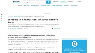 
                            9. Enrolling in kindergarten: What you need to know | Parenting