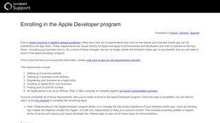 
                            12. Enrolling in the Apple Developer program - MINDBODY Support