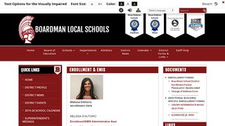 
                            10. ENROLLMENT & EMIS - Boardman Local Schools