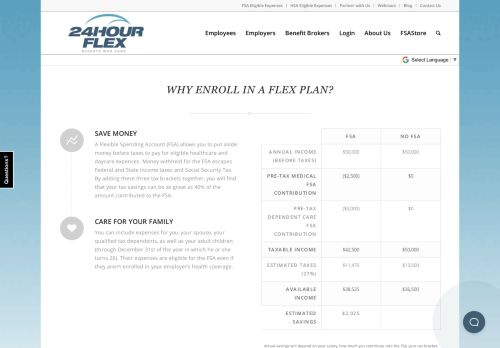 
                            3. Enrollment Information – 24HourFlex