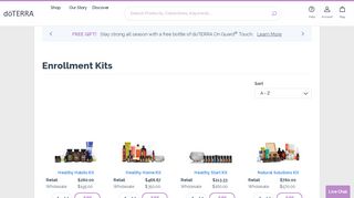 
                            1. Enrollment Kits - dōTERRA Product Line | dōTERRA Essential Oils