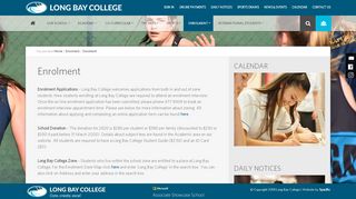 
                            3. Enrolment – Long Bay College