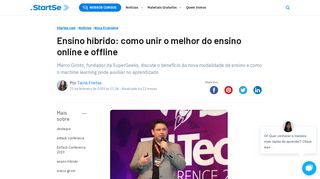 
                            13. Ensino híbrido: como unir o melhor do ensino online e offline - StartSe