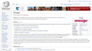 
                            4. Ensogo - Wikipedia