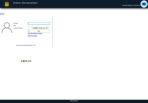 
                            12. Enstitü Online Başvuru - İnönü Üniversitesi -> Öğrenci Bilgi Sistemi