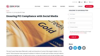 
                            10. Ensuring PCI Compliance with Social Media | ZeroFOX