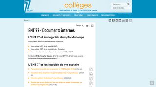 
                            7. Ent77 - ENT 77 - Documents internes