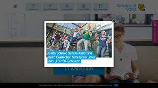 
                            9. Entdecke jetzt die Carlo Schmid Schule Karlsruhe!