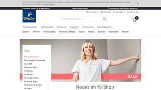 
                            8. Entdecken Sie unsere Neuheiten im Prozente-Shop - Tchibo Sale!