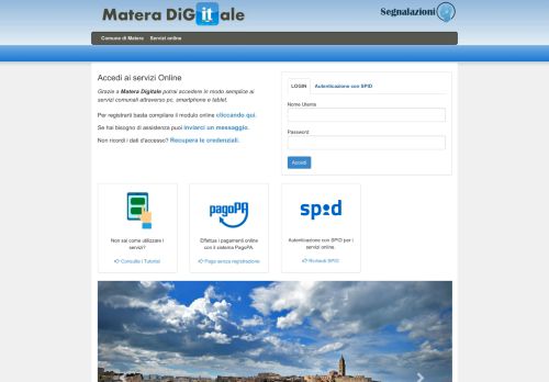 
                            10. Ente DiGiTale - Comune di Matera