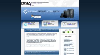 
                            11. Enter MIAP Portal - DISA Multi-Host Internet Access Portal