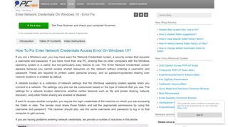 
                            10. Enter Network Credentials On Windows 10 - Error Fix