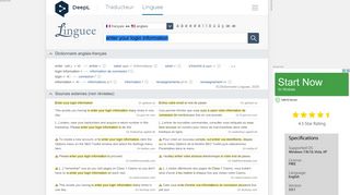 
                            3. enter your login information - Traduction française – Linguee
