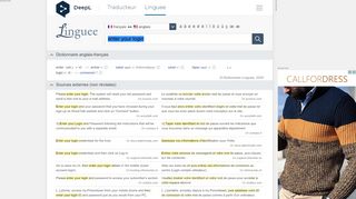 
                            2. enter your login - Traduction française – Linguee