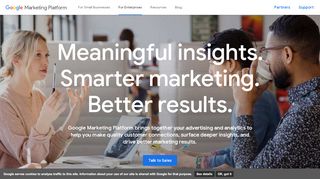 
                            11. Enterprise Advertising & Analytics Solutions - Google Marketing ...