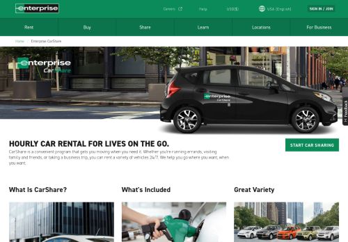 
                            6. Enterprise CarShare - Hourly Car Rental | Enterprise Rent-A-Car