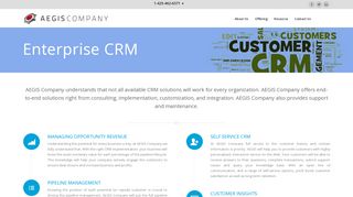 
                            4. Enterprise CRM | AEGIS Company