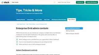 
                            12. Enterprise Grid admin controls – Slack Help Center