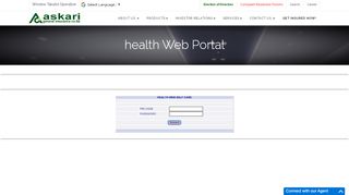 
                            3. Enterprise Health Web Portal - AGICO - askari general ...