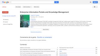 
                            9. Enterprise Information Portals and Knowledge Management